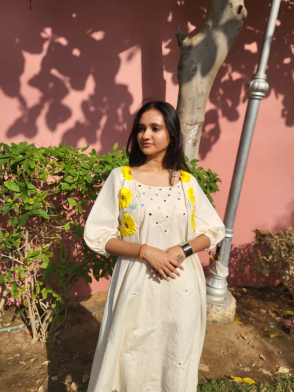 sunflower set Sunflower Combo Set (Kurti + Plazo + Jacket)