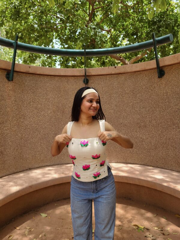 Kamal Kari Corset Style Top